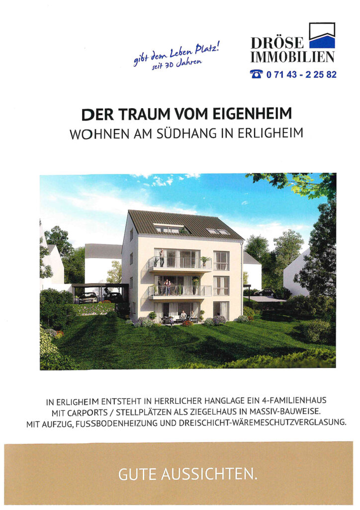 Bauvorhaben Erligheim Mühlstraße 12